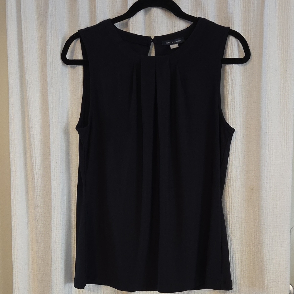 Tommy Hilfiger Black Sleeveless Blouse